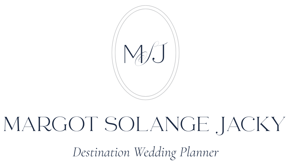 Logo de Margot Solange Jacky, Destination Wedding Planner et partenaire de vins-mariages.net pour l'organisation de mariages prestigieux.