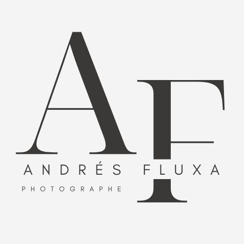 Logo d'Andrés Fluxa, photographe de mariage partenaire de vins-mariages.net.